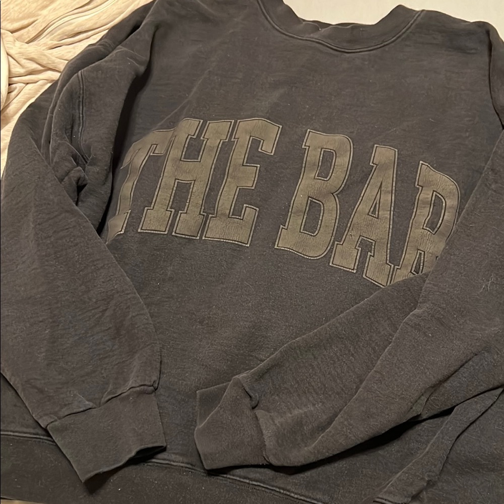 The bar varsity sweatshirt